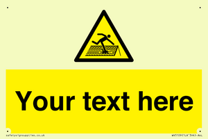 Custom Figure on Roof Sign